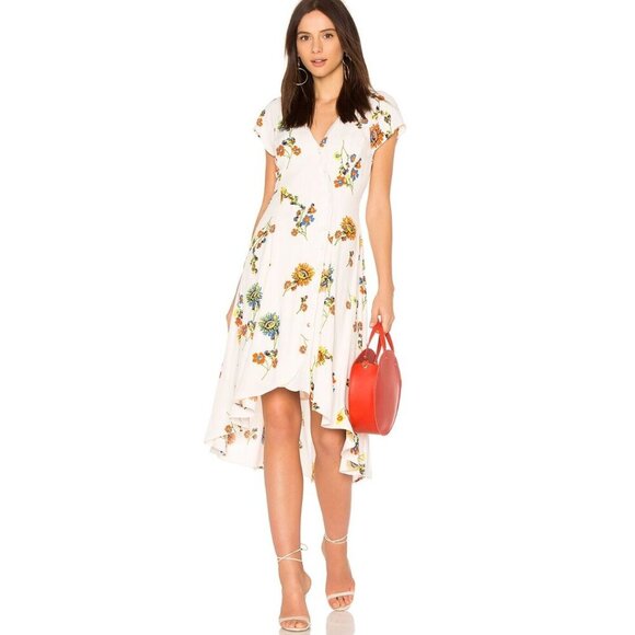 NWT Free People Lost In You Hi Low Midi Dress-sz XS - Picture 1 of 10